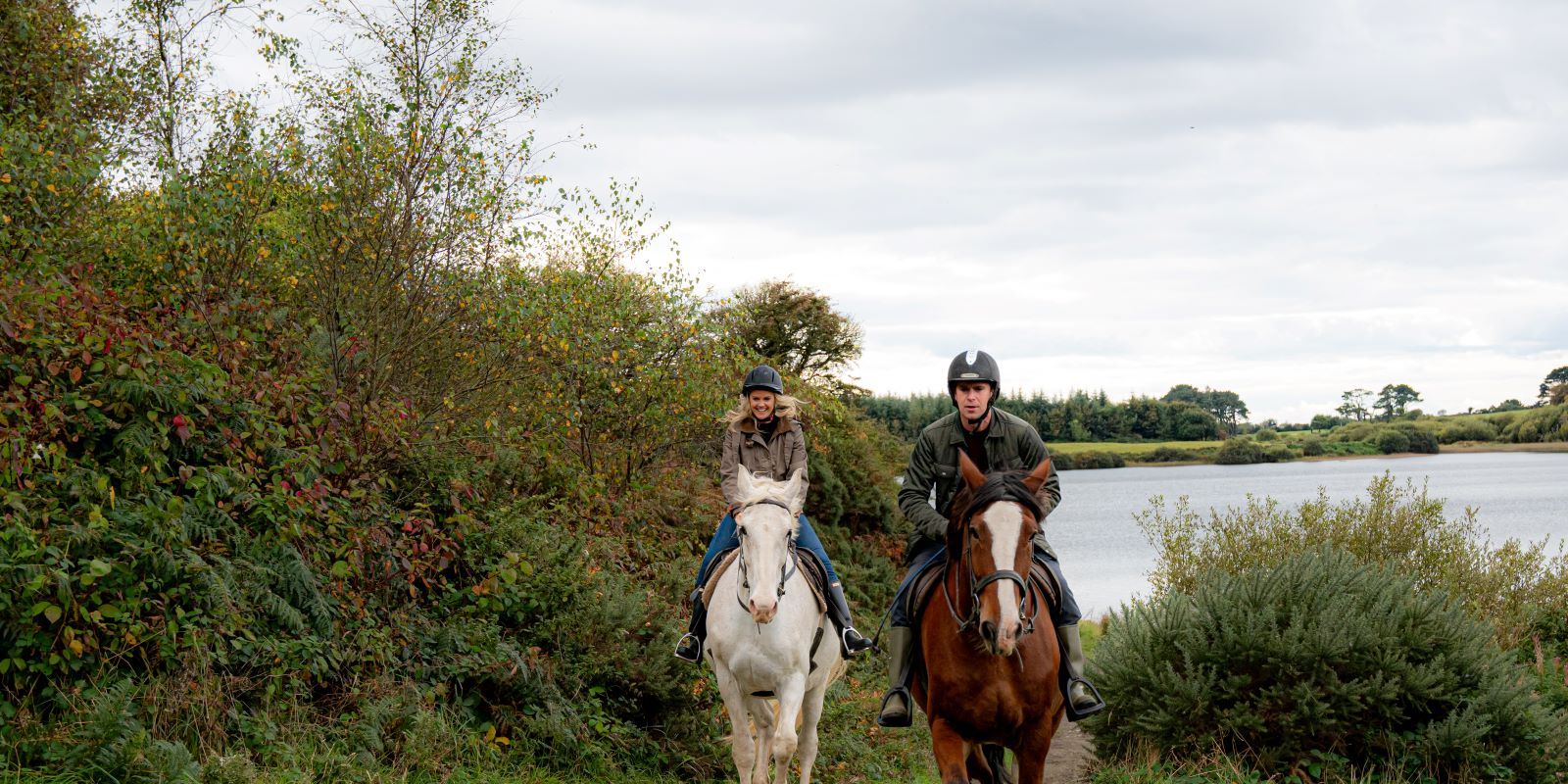 Horse riding banner